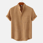 Levi - Men's Linen Relaxed-Fit Button-Down Pocket Shirt