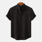 Levi - Men's Linen Relaxed-Fit Button-Down Pocket Shirt