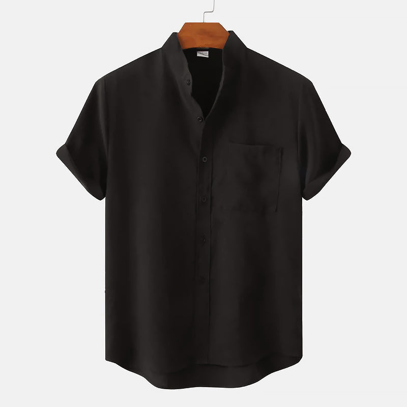 Levi - Men's Linen Relaxed-Fit Button-Down Pocket Shirt