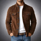 Casey - Men's Slim Fit Stand-Up Collar Blazer Jacket 2