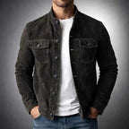 Casey - Men's Slim Fit Stand-Up Collar Blazer Jacket 3