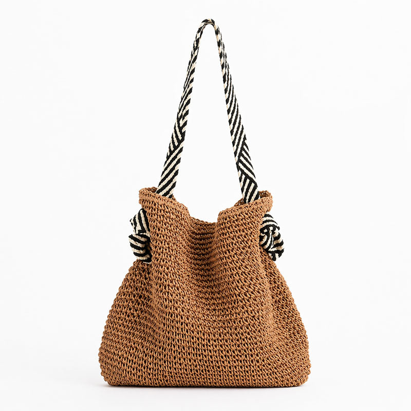Lily - Women's Bohemian Woven Straw Shoulder Bag