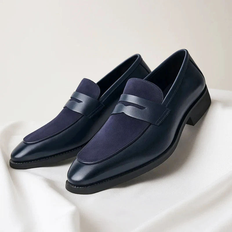 Lincoln - Men's Classic Penny Slip On Dress Loafers