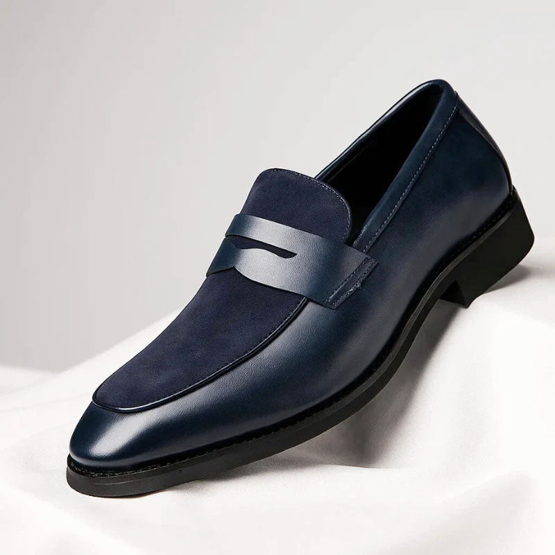 Lincoln - Men's Classic Penny Slip On Dress Loafers