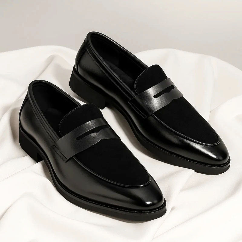 Lincoln - Men's Classic Penny Slip On Dress Loafers