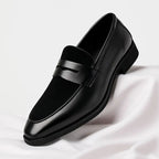 Lincoln - Men's Classic Penny Slip On Dress Loafers
