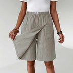 Linnea - Women's Wrap Wide Leg Summer Shorts