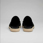 Logan - Suede Cutout-back Comfort Footwear Mules
