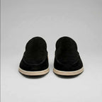 Logan - Suede Cutout-back Comfort Footwear Mules