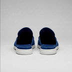 Logan - Suede Cutout-back Comfort Footwear Mules