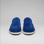 Logan - Suede Cutout-back Comfort Footwear Mules