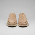 Logan - Suede Cutout-back Comfort Footwear Mules