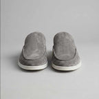 Logan - Suede Cutout-back Comfort Footwear Mules