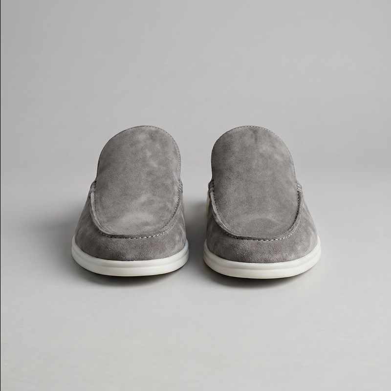 Logan - Suede Cutout-back Comfort Footwear Mules