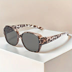 Lucent - Women's Patterned Oversized Sunglasses