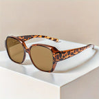 Lucent - Women's Patterned Oversized Sunglasses