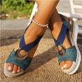 Lucia - Women's Ring-Accent Espadrille Platform Sandals