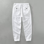 Luke - Men's Straight-Leg Linen Pants