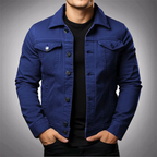 Mathew - Men's Classic Button Denim Jacket
