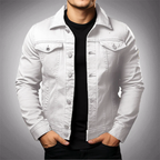 Mathew - Men's Classic Button Denim Jacket