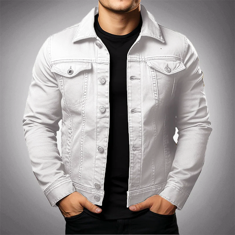 Mathew - Men's Classic Button Denim Jacket