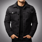 Mathew - Men's Classic Button Denim Jacket