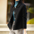 Matilda - Women's Button-Front Wool-Blend Coat