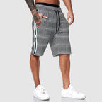Maxwell - Men's Plaid Drawstring Shorts