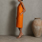 Melissa - Women's Sleeveless Linen Midi Dress
