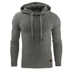 Melvin - Men's Basket-Weave Textured Knit Hoodie Sweater