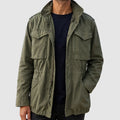 Miguel - Men's Zip-Snap Field Jacket with Drawcord Waist