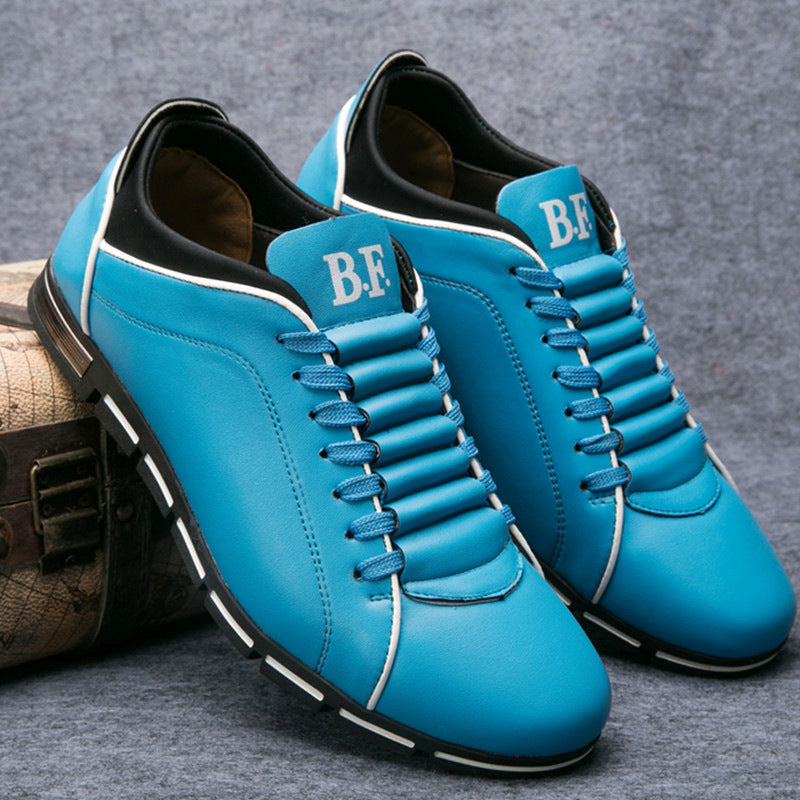 Mitchell - Men's Faux Leather Casual Sneakers