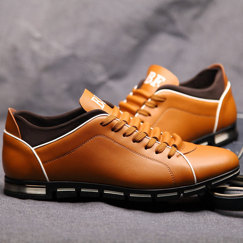 Mitchell - Men's Faux Leather Casual Sneakers