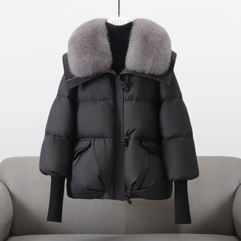 Natalie - Women's Fur Collar Puffer Jacket