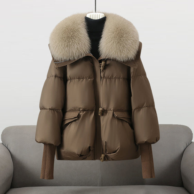 Natalie - Women's Fur Collar Puffer Jacket