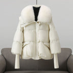 Natalie - Women's Fur Collar Puffer Jacket