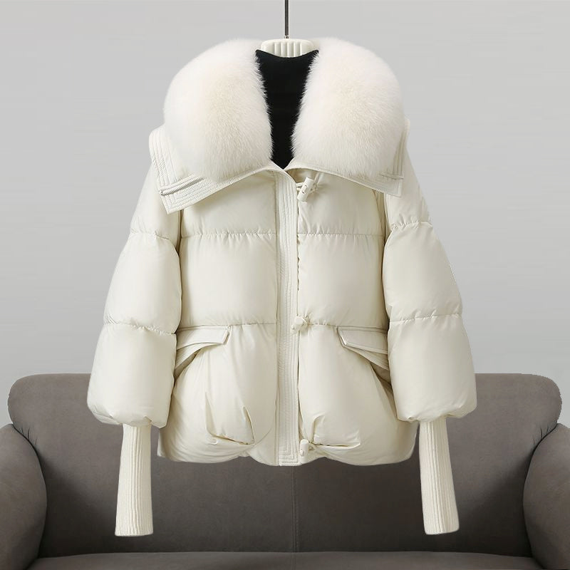 Natalie - Women's Fur Collar Puffer Jacket