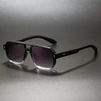 Nexus - Retro Aviator-Inspired Translucent Sunglasses