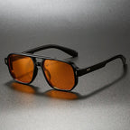 Nexus - Retro Aviator-Inspired Translucent Sunglasses