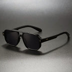 Nexus - Retro Aviator-Inspired Translucent Sunglasses