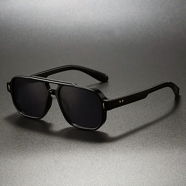 Nexus - Retro Aviator-Inspired Translucent Sunglasses