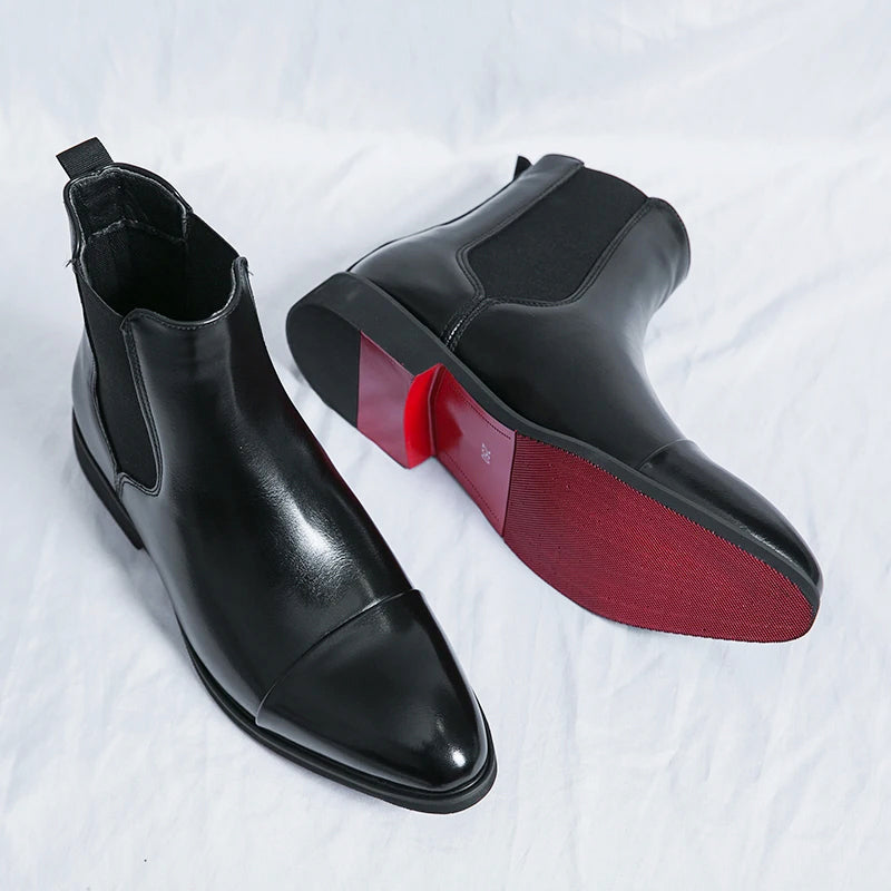 Nico -  Men's Leather Chelsea Ankle Boots
