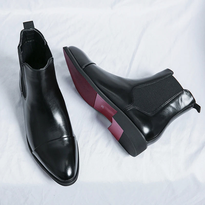 Nico -  Men's Leather Chelsea Ankle Boots
