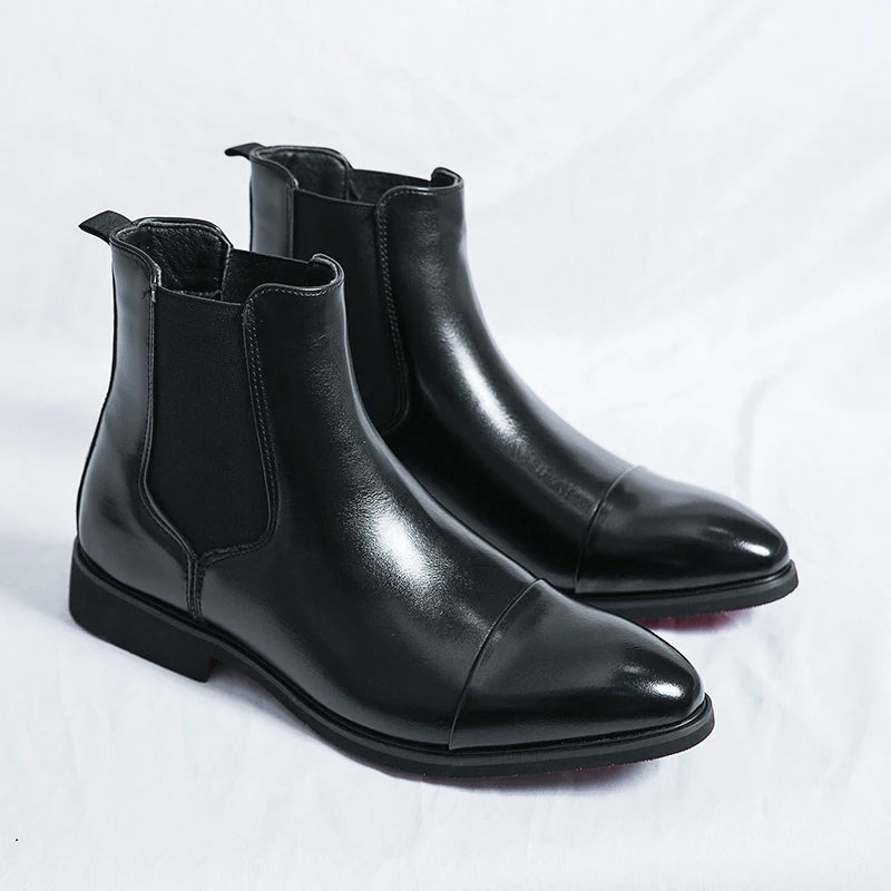 Nico -  Men's Leather Chelsea Ankle Boots