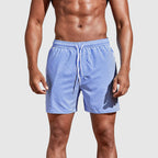 Noah - Men’s Striped Quick-Dry Swim Shorts