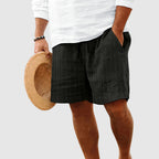 Nolan - Men's Vertical Stripe Drawstring Summer Shorts