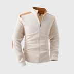 Orlando - Men's Full-Zip Track Hoodie with Contrast Panels