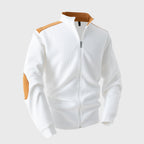 Orlando - Men's Full-Zip Track Hoodie with Contrast Panels