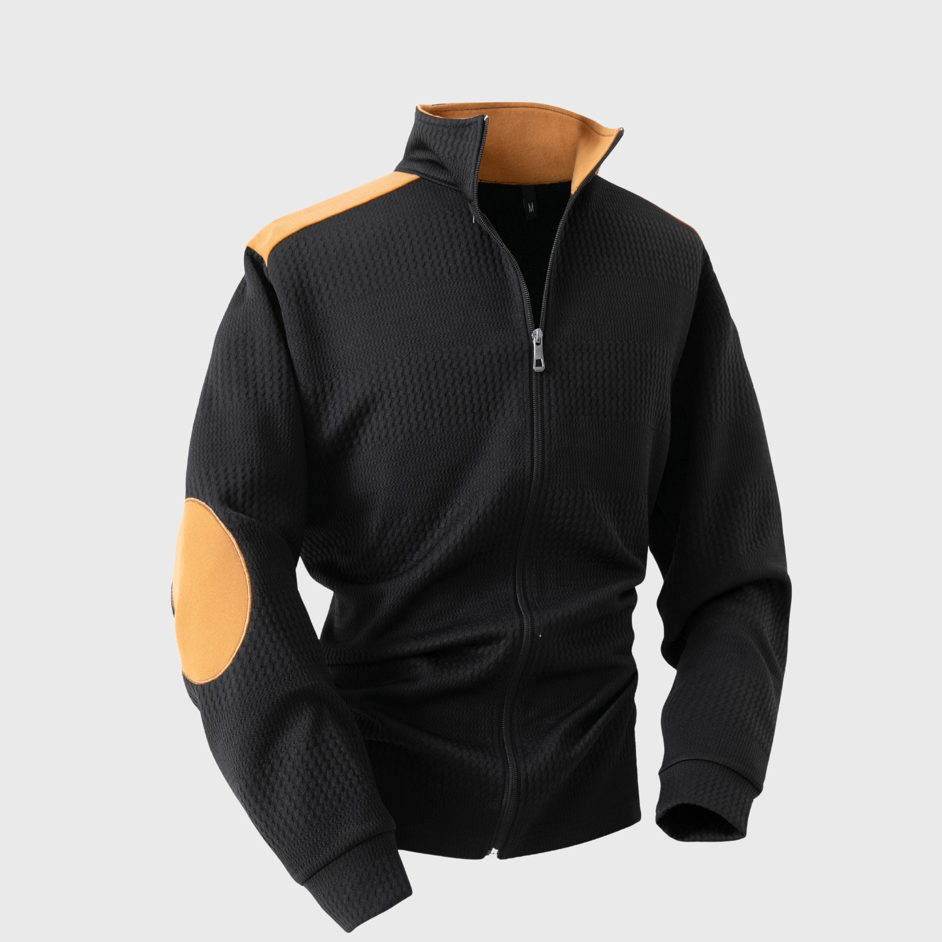 Orlando - Men's Full-Zip Track Hoodie with Contrast Panels