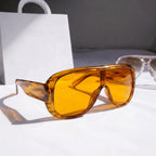 Ovara - Oversized Shield Frame Sunglasses